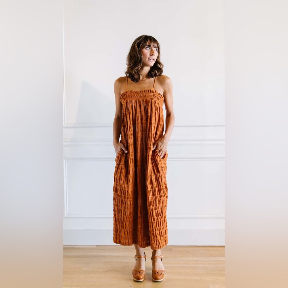 Lush Tank Dress in Ginger